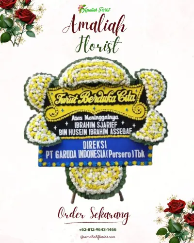 Papan Bunga Duka di Sadananya