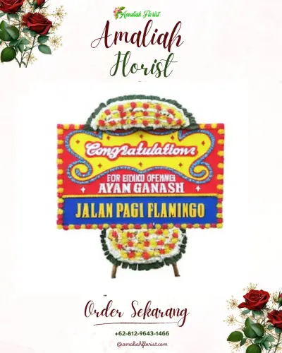 Bunga Papan Congratulation di Sadananya